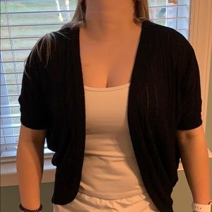 Cardigan and tank top